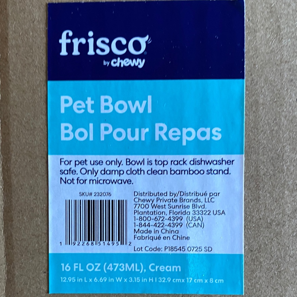 Elevated Dog Feeder with White Bowls - Picture 5 of 10